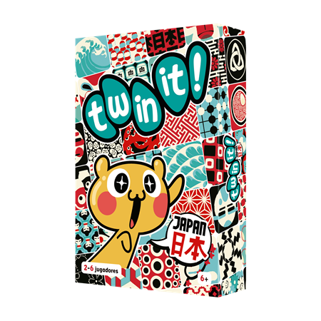 Twin It: Edición Japón - Juego de Mesa de Rapidez y Observación