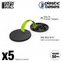 Peanas Redondas 50mm (Negro) - Green Stuff World | TPK Hobby & Games