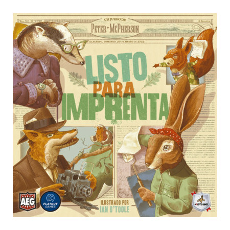 Listo para Imprenta: El juego del periódico | TPK Hobby