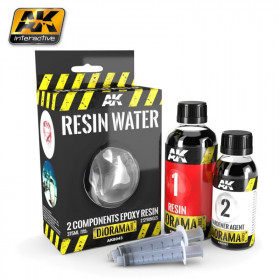 Resin Water 2-Components Epoxy Resin - 375ml (Enam