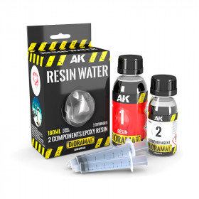 Resin Water 2-Components Epoxy Resin - 180ml (Enam