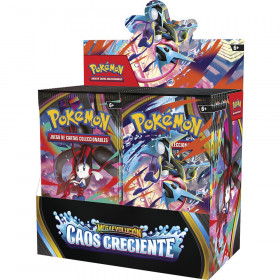 Pokémon TCG: Caja de Sobres Caos Creciente | TPK Hobby & Games
