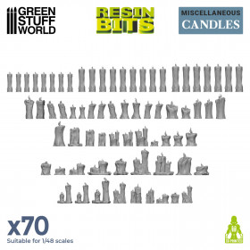 Set Impreso en 3D: Velas de Resina | TPK Hobby & Games