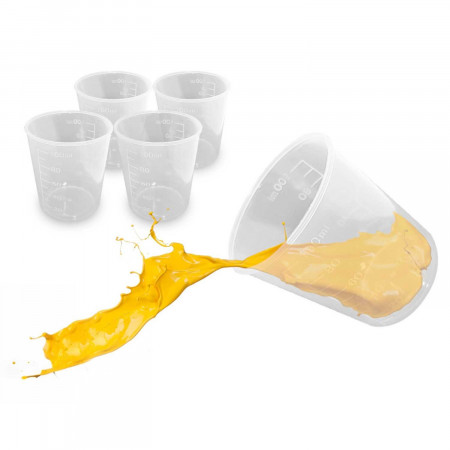 Vasos Desechables de Plástico 100ml (Pack x5) | TPK Hobby & Games