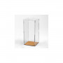 Vitrina Abierta Transparente 95x95mm (220mm) | TPK Hobby & Games