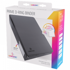 Carpeta Gamegenic Prime D-Ring Binder Black | TPK Hobby & Games