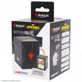 Caja MTG Marvel Bastion 100+ XL Black | TPK Hobby & Games