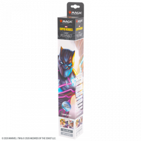 MTG Marvel SH Playmat Striking Black Panther