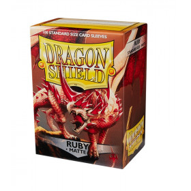 Dragon Shield Standard Matte Ruby (100) | TPK Hobby & Games