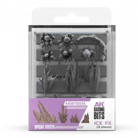 Basing Bits Efecto Hielo AK Interactive | TPK Hobby & Games