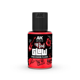 Pintura Fluorescente Red Glow Precision Fluor 30ml | TPK Hobby & Games