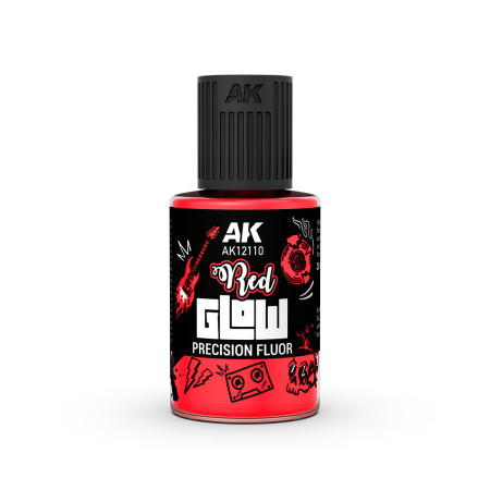 Pintura Fluorescente Red Glow Precision Fluor 30ml | TPK Hobby & Games