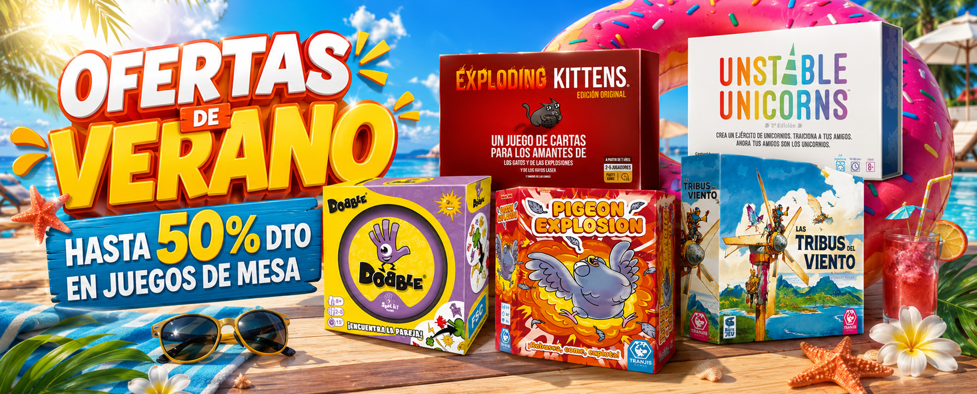Ofertas de Verano en Juegos de Mesa